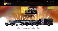 Desktop Screenshot of a-aamazinglimousine.com